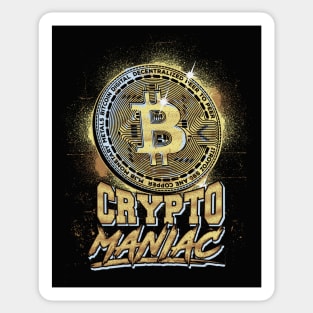 CRYPTO MANIAC Sticker